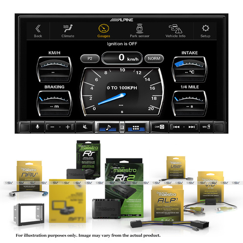 iDatalink Maestro Compatible Head Unit Installation Kit To Suit Mitsubishi Triton 2015-2022