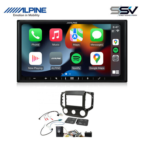 Alpine ILX-407A 7" Apple CarPlay Android Auto DAB Head Unit Installation kit to suit Colorado 2017