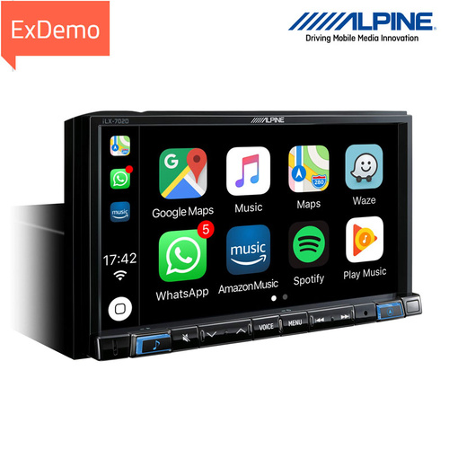 Alpine ILX-702D Apple CarPlay / Android Auto 7 inch DAB+ Receiver EX-DEMO ITEM