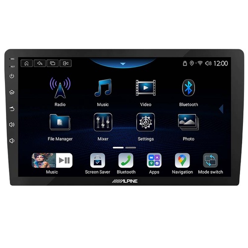 Alpine iNE-AX809-10 10” Premium Intelligent Vehicle Display / Hi-Res Audio / FLAC / MP3 / WMA / AAC / Bluetooth