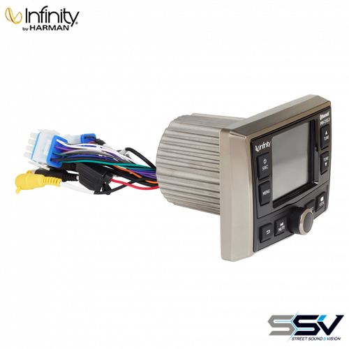 Infinity INFPRV315 AM/FM/USB/Bluetooth Stereo Receiver with 3 1/2" hole cutout