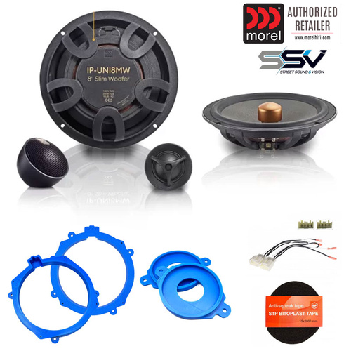 Morel IP UNI-82  8" Speakers & fitting Accessories to suit Mazda vehicles