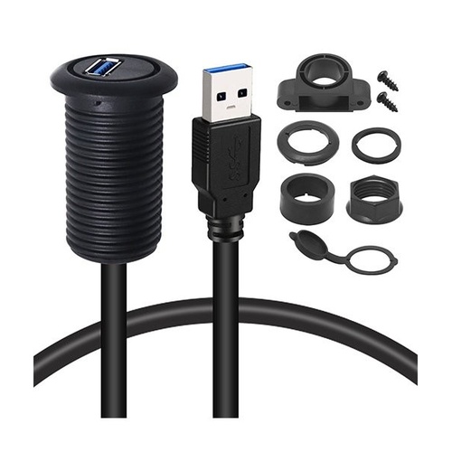InstallPRO IPUSB-6 Single USB Flush Mount Extension (1.8m / 6ft)
