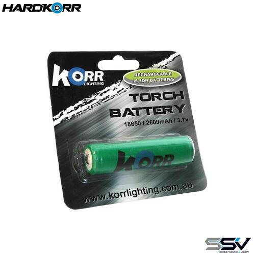 Hardkorr Lighting KBT65 18650 Rechargeable Li-ion Battery