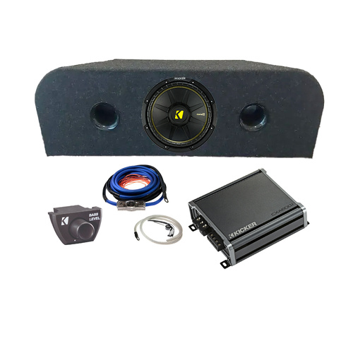 Kicker 12" Subwoofer & Mono Amp Bundle To Suit Ford Falcon BA BF FG Sedan