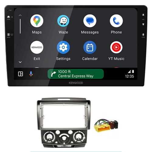 Kenwood DMX80AXS 9" Wireless CarPlay Android Auto Head Unit with install kit to suit Ford ranger & Mazda bt-50 2006-2011