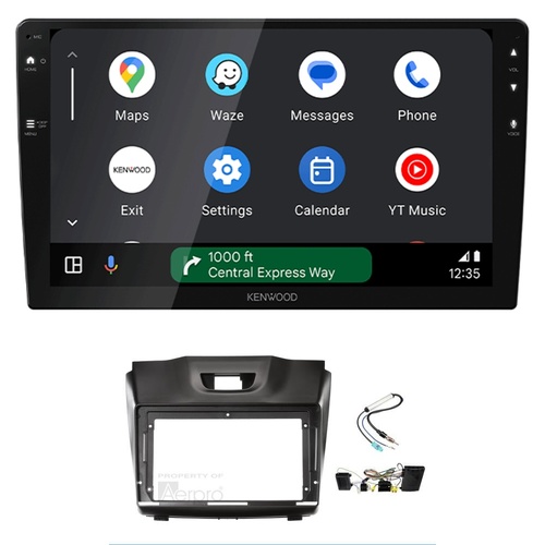Kenwood DMX80AXS 9" Wireless CarPlay Android Auto Head Unit with install kit to suit Holden colorado 2014-2016