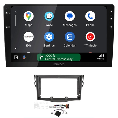 Kenwood DMX80AXS 9" Wireless CarPlay Android Auto Head Unit with install kit to suit Toyota rav4 2006-2011