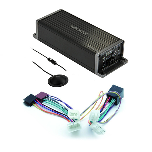 PLUG & PLAY Kicker Amplifier To Suit Factory Head Unit of Toyota Hilux 1998 - 2020 Pre-Face Lift N80