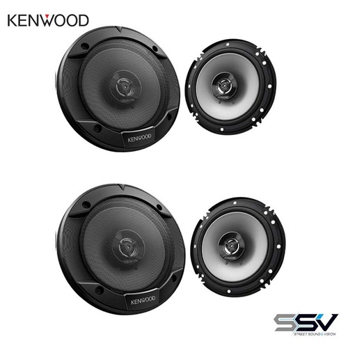 Kenwood KFC-S1666 2-Way 6.5 Inch 4 Speakers (2 Pairs)