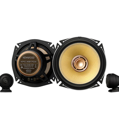 Kenwood KFC-XS1704 XS-series, Hi-Res Audio Certified, 17cm Component Speaker