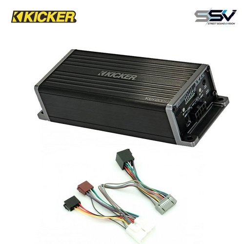 PLUG & PLAY Kicker Amplifier To Suit Factory Head Unit of various Holden & Isuzu Vehicles