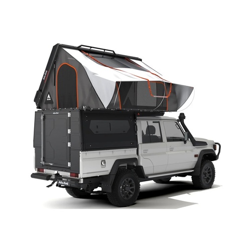 Alu-Cab To Suit Toyota Landcruiser 79 Dual Cab ModCAP System With Windows / ModCAP Family 4 Sleeper KMC-TL79-DC-F-W