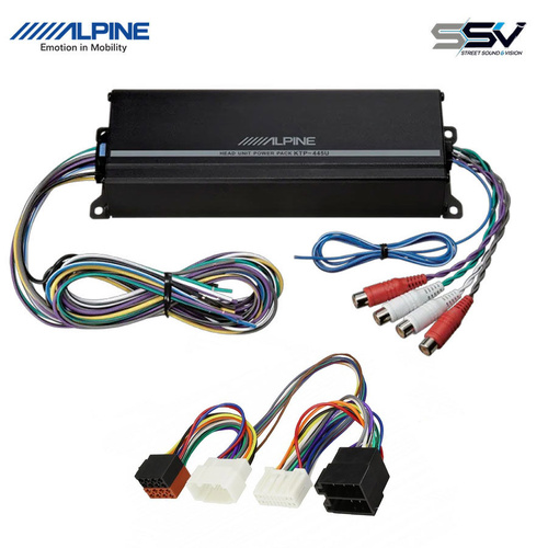 PLUG & PLAY Alpine Amplifier To Suit Factory Head Unit of various Suzuki  Vehicles