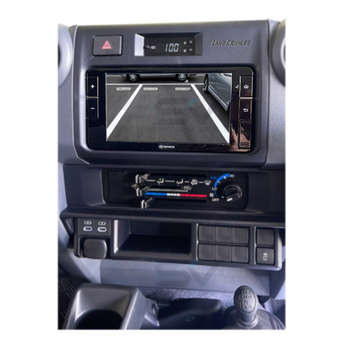 Reverse Camera Kit To Suit Toyota Land Cruiser 70 Series 2024 Factory Radio New Screen