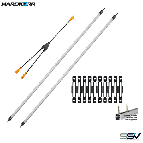 2 Door Canopy Tri-Colour LED Light Bar Kit with Mounting Hardware To Suit Land Cruiser 70 Series