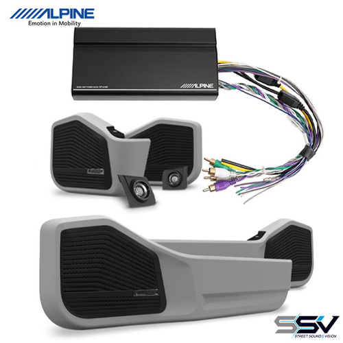 Alpine Premium R2 Speaker System To Suit Factory Head Unit of Toyota 79 Series Dual Cab