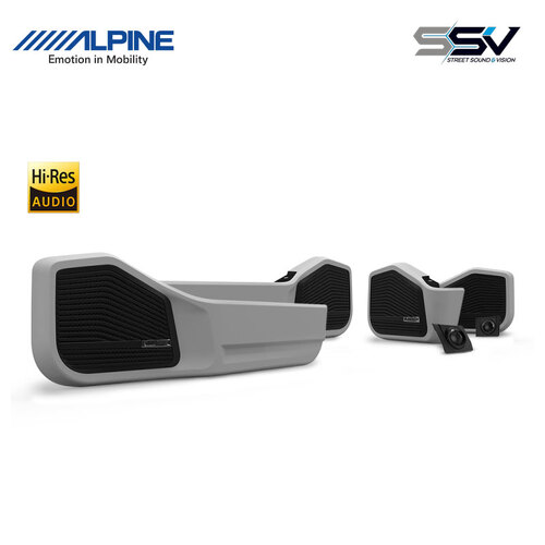 Alpine S-Series Front and Rear Premium Speaker System Suitable for LandCruiser 76 & 79 Series