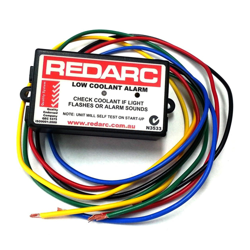 REDARC LCA1224 12V or 24V Low Coolant Alarm (with Installation Kit)
