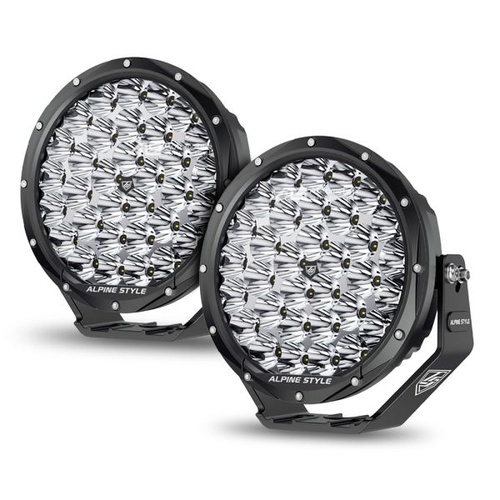 Alpine Expedition Ultra Pair 7-Inch High Output LED Spotlight LXR-UX7