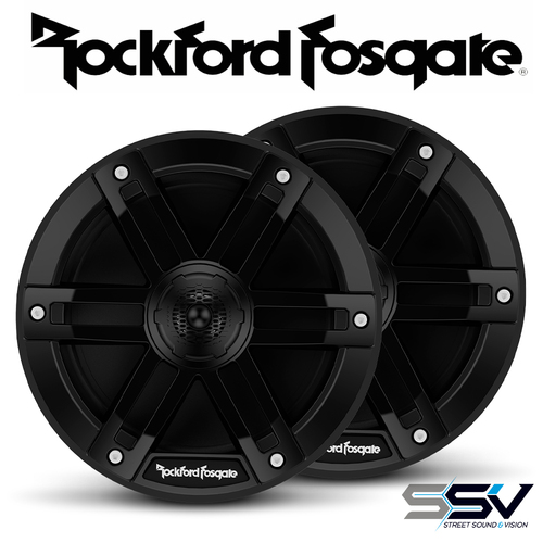 Rockford Fosgate M0-65B Marine 2-Way Coaxial Speakers M0 Series 6-1/2" (Black)
