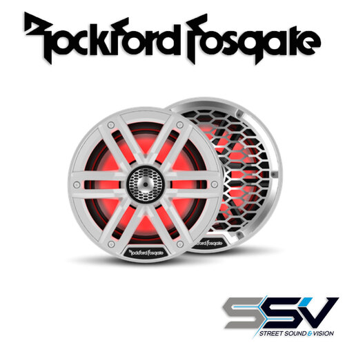 Rockford Fosgate M2 6.5” Color Optix™ Marine 2-Way Speakers M2-65  - white