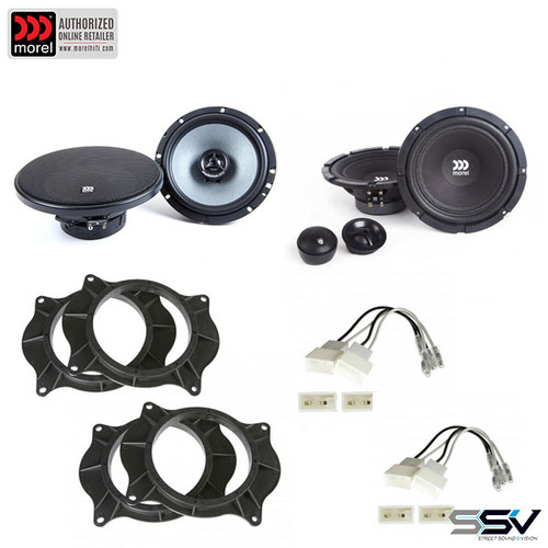 Morel Front & Rear speaker pack to suit Toyota Hilux 2015 +