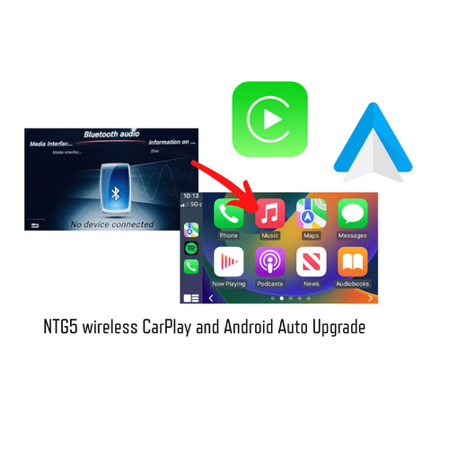 Mercedes Benz NTG5 radios – GALIOS upgrade module for Apple CarPlay and Android Auto