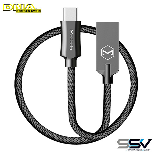 DNA MCA4392 Nylon Braided Type-C to USB Lead – 1m
