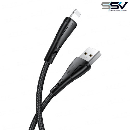 Lightning to USB Nylon Braided Cable - 20cm