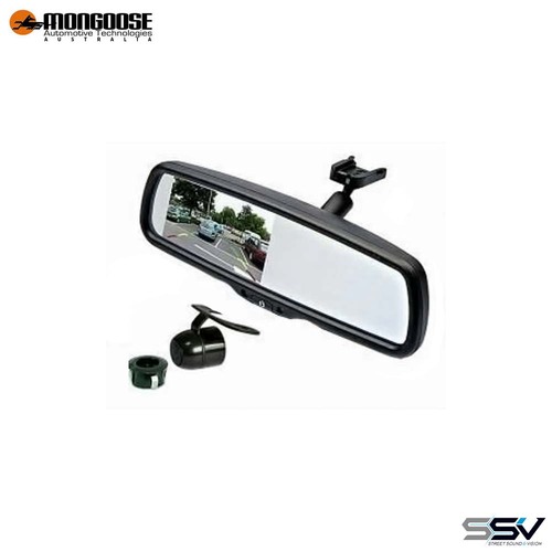 Mongoose MCK43T2 4.3" Rear View Mirror Monitor & Camera kit