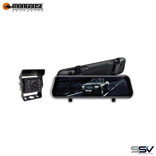 Mongoose MCM9668 9.6" Full HD Clip on Mirror Monitor and Camera Kit