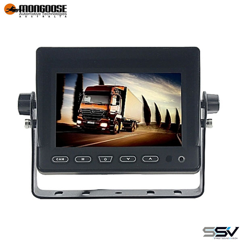 Mongoose MM53 5" Digital Monitor 3 camera input