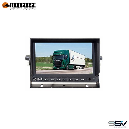 Mongoose MM73 7" Digital Monitor 3 camera input