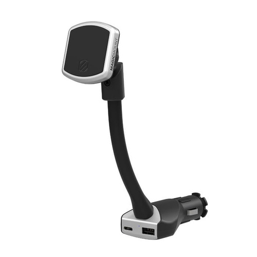 Scosche MP12VPD2-XTSP MagicMount Pro Power USB-C / USB-A Power Delivery Magnetic Power Socket Mount
