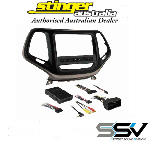 STINGER MT99-6526S To Suit JEEP CHEROKEE 2014-2015 SILVER FASCIA
