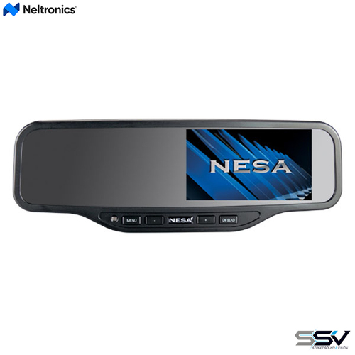 Neltronics NSR-42D Rear View Mirror with 4.2? Screen  Dual Mount 