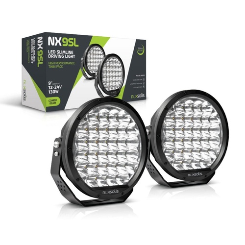 Noxsolis NX920 9″ Slimline LED Driving Light Combo Beam Twin Pack