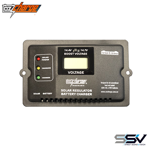 OzCharge OC-SR10 12V 10A Solar Controller