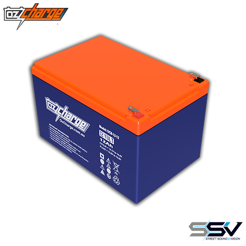 OzCharge OCB-12-12 12V 12Ah AGM Deep-Cycle Battery