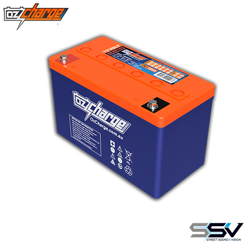 OZ Charge OCB-120-12-Solar 12V 120Ah AGM Deep-Cycle Battery