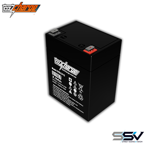 OzCharge OCB-2.9-12 12V 2.9Ah AGM Deep-Cycle Battery