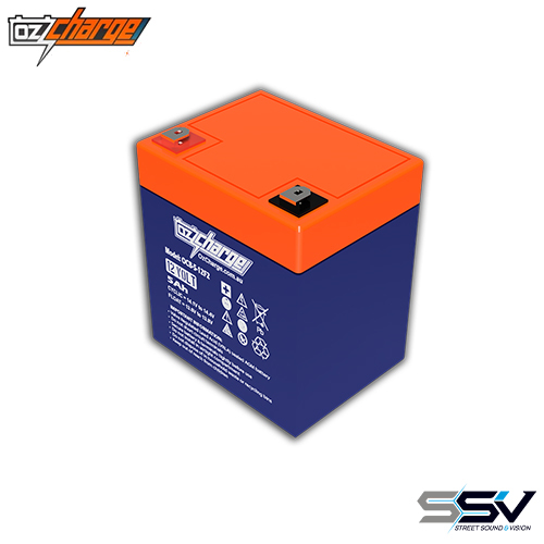 OzCharge OCB-5-12-F2 12V 5Ah AGM Deep-Cycle Battery