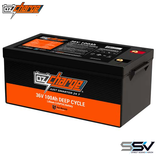 OZ Charge OCBL36-100 36V 100Ah Lithium LifePO4 Deep Cycle Battery