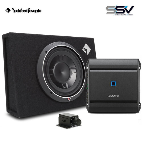 Rockford 10” Subwoofer & Alpine Amplifier kit