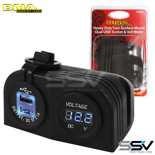 DNA PA403 Heavy Duty Surface Dual USB/Volt Meter