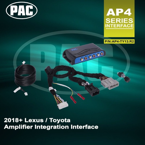 PAC PACAP4-TY13.R2 AmpPRO RCA Out Kit To Suit Select Toyota/Lexus 2018-Up