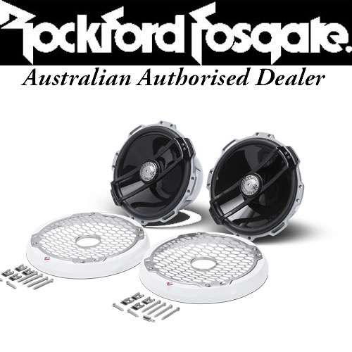 Rockford Fosgate PM282B Punch Marine 8" Full Range Speakers - Black