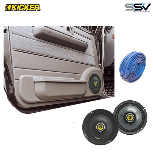 kicker Audio Pack To Suit 70 Series Single Cab Land Cruiser With 6.5" Speakers & Door Pods
