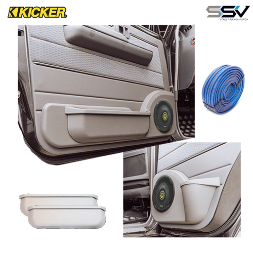 Door Pods Audio Pack To Suit 70 Series Dual Cab Land Cruiser With 6.5" kicker Speakers